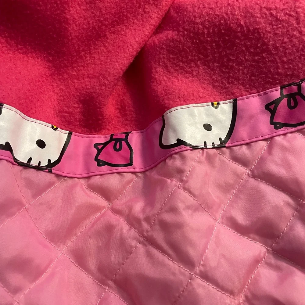 Hello Kitty Toddler girls Rain jacket flannel quilting lined for Kids 3 T